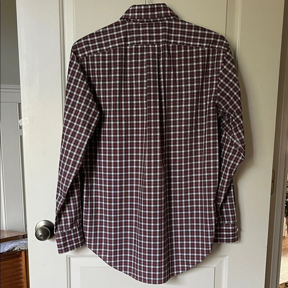 Lauren Ralph Lauren Men's Casual Red Plaid Shirt No Iron 15 32